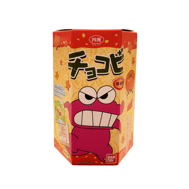 Crayon Shin-Chan Majs Snacks Med Tomat Smak 18g Tohato Japan