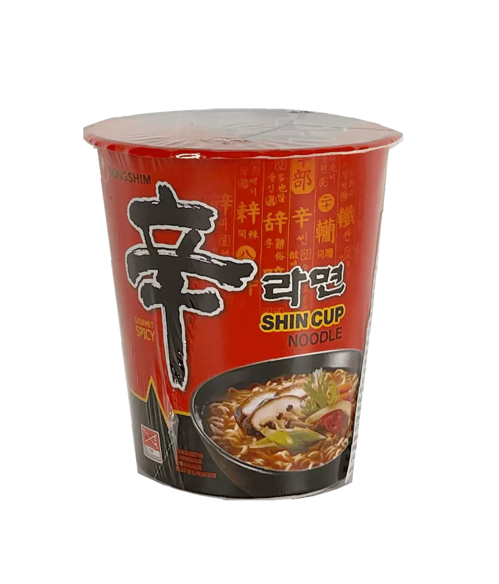 Nongshim Shin Ramyun Korean Cup Noodles 68g (Pack of 3)