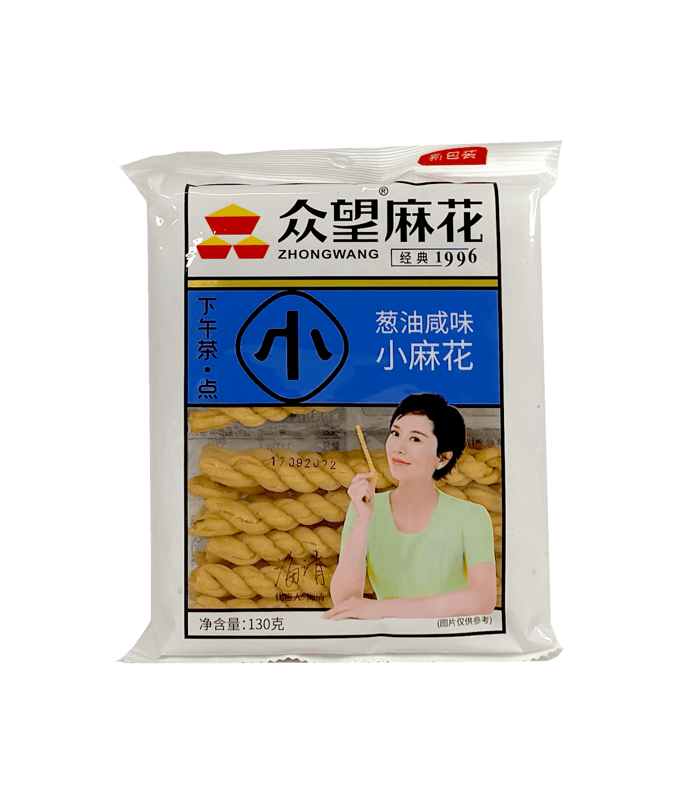 小麻花葱油咸味130g 众望中国