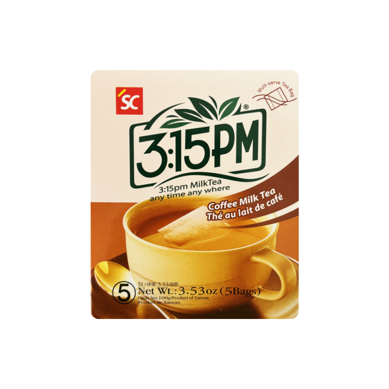 Instant Milke Te With Coffee Flavour 5x20g 3:15PM Taiwan