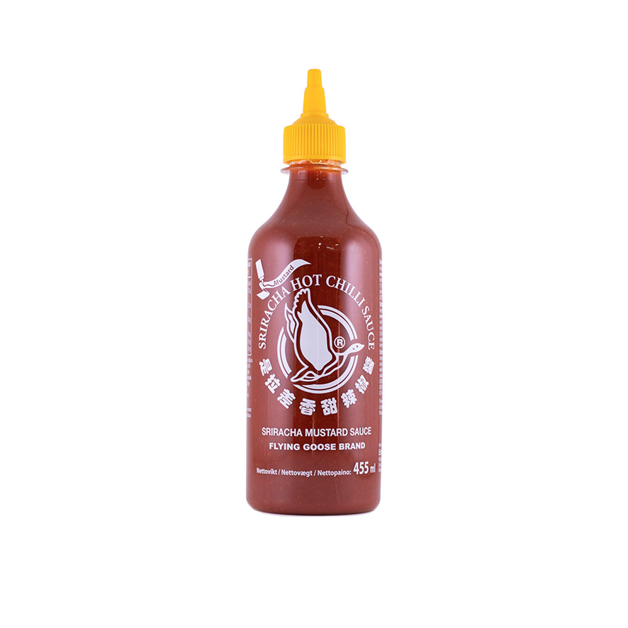 Sriracha Mustard/Mustard Sauce 455ml Flying Goose Thailand