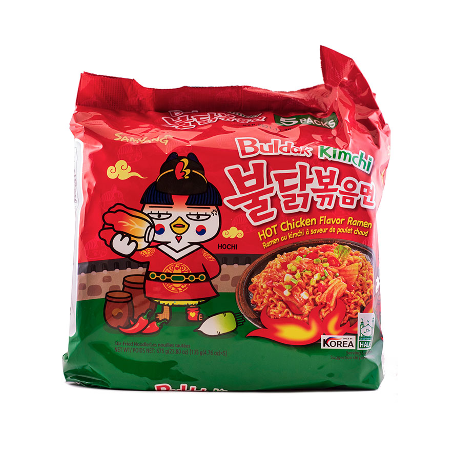 Instant Noodles Buldak Kimchi 135gx5st Samyang Korean