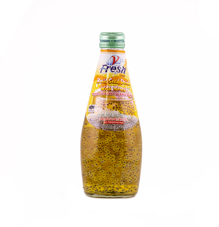 Drink Honey With Basil Seed290ml V Fresh Thailand