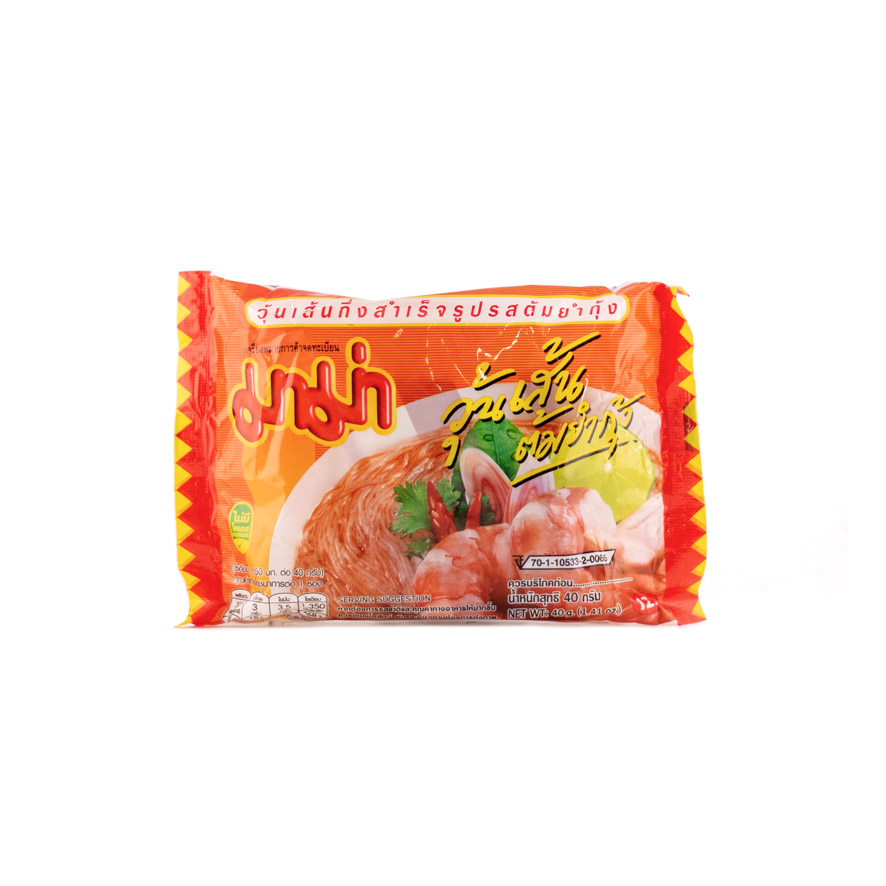 Instant Vermicelli Noodles TomYum Shrimp Flavor 40g Mama