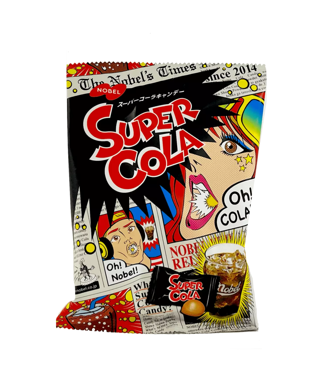 Godis Super Cola Smak 88g Nobel Japan