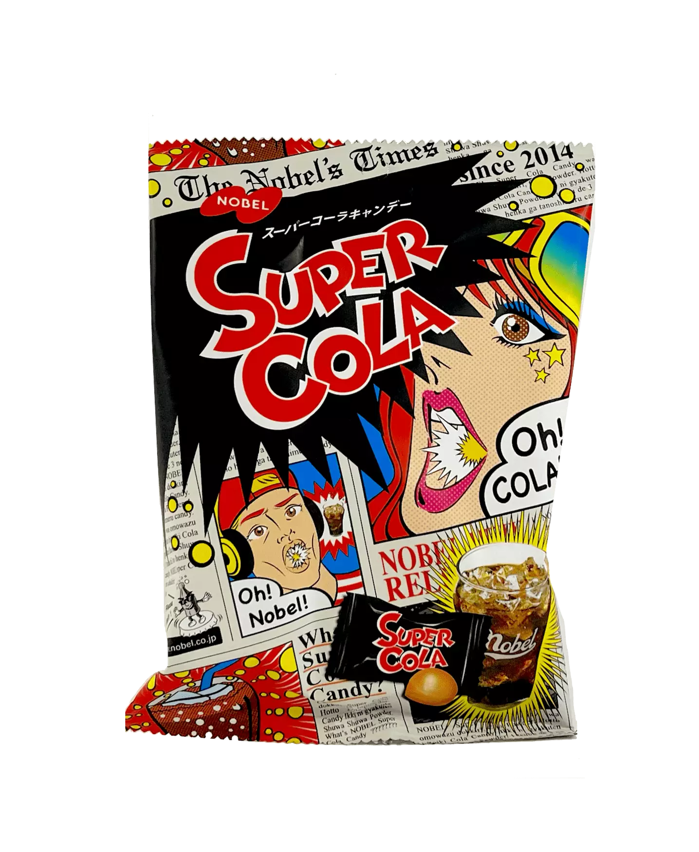 Bäst Före: 2022.07.30 Godis Super Cola Smak 88g Nobel Japan