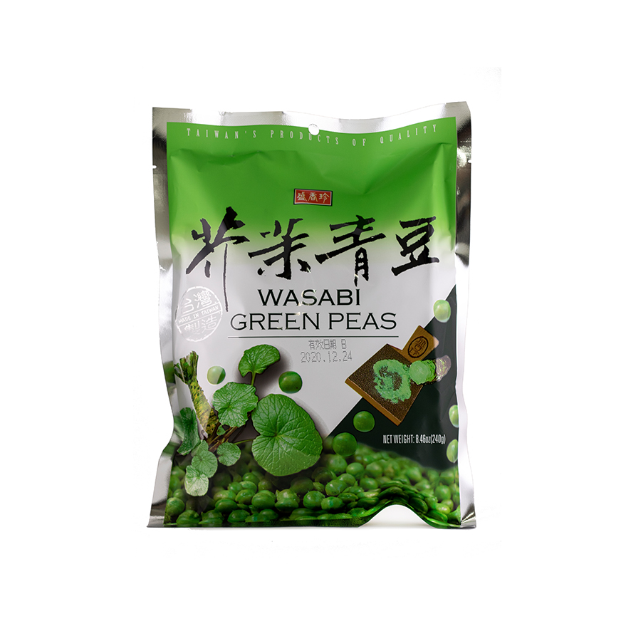 Grönabönor Wasabi 240g Sheng Xiang Zhen Taiwan