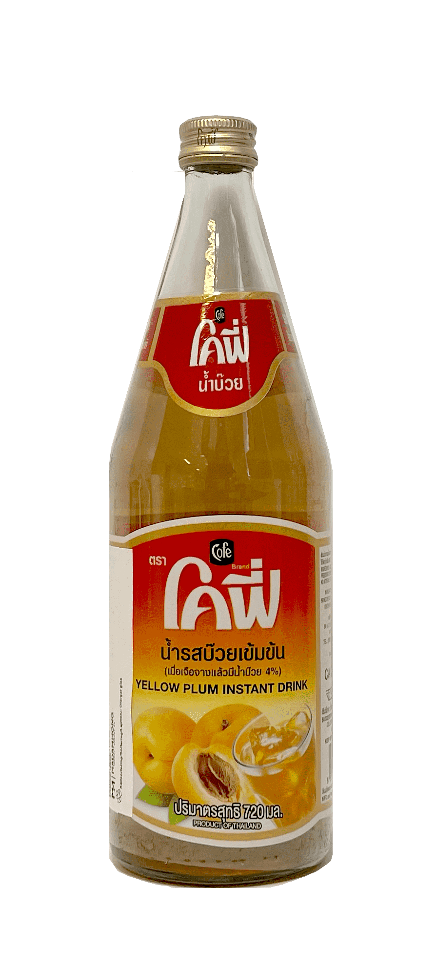 Dryck Gul Plommon Juice 720ml Cofe Thailand