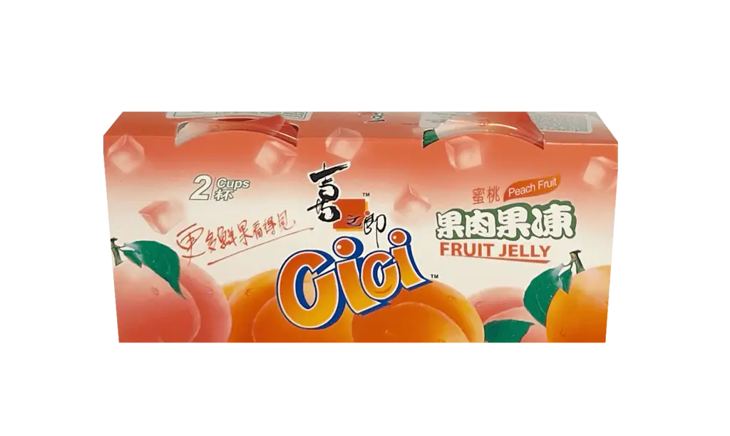 2杯装 蜜桃风味 果肉果冻 200gx2st/pkt 喜之郎 中国