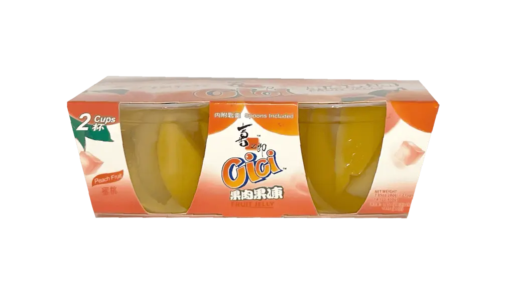 2杯装 蜜桃风味 果肉果冻 200gx2st/pkt 喜之郎 中国