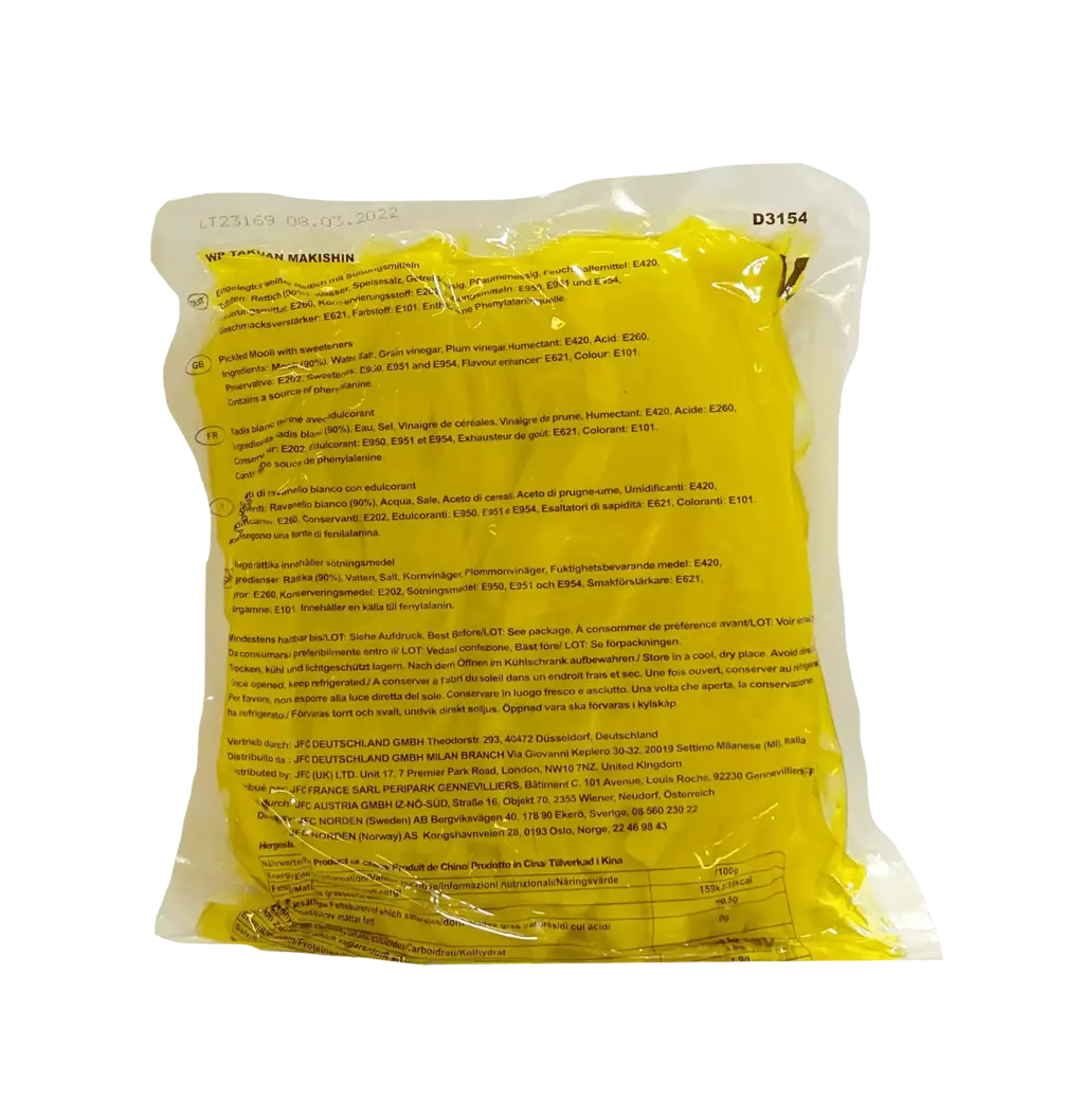 Pickled Radish Sticks Takuan 1kg China