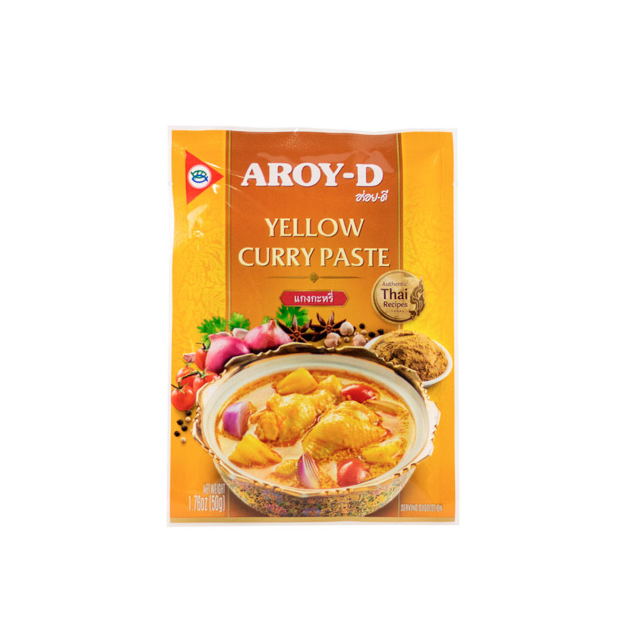 Yellow Curry Paste 50g Aroy-D Thailand