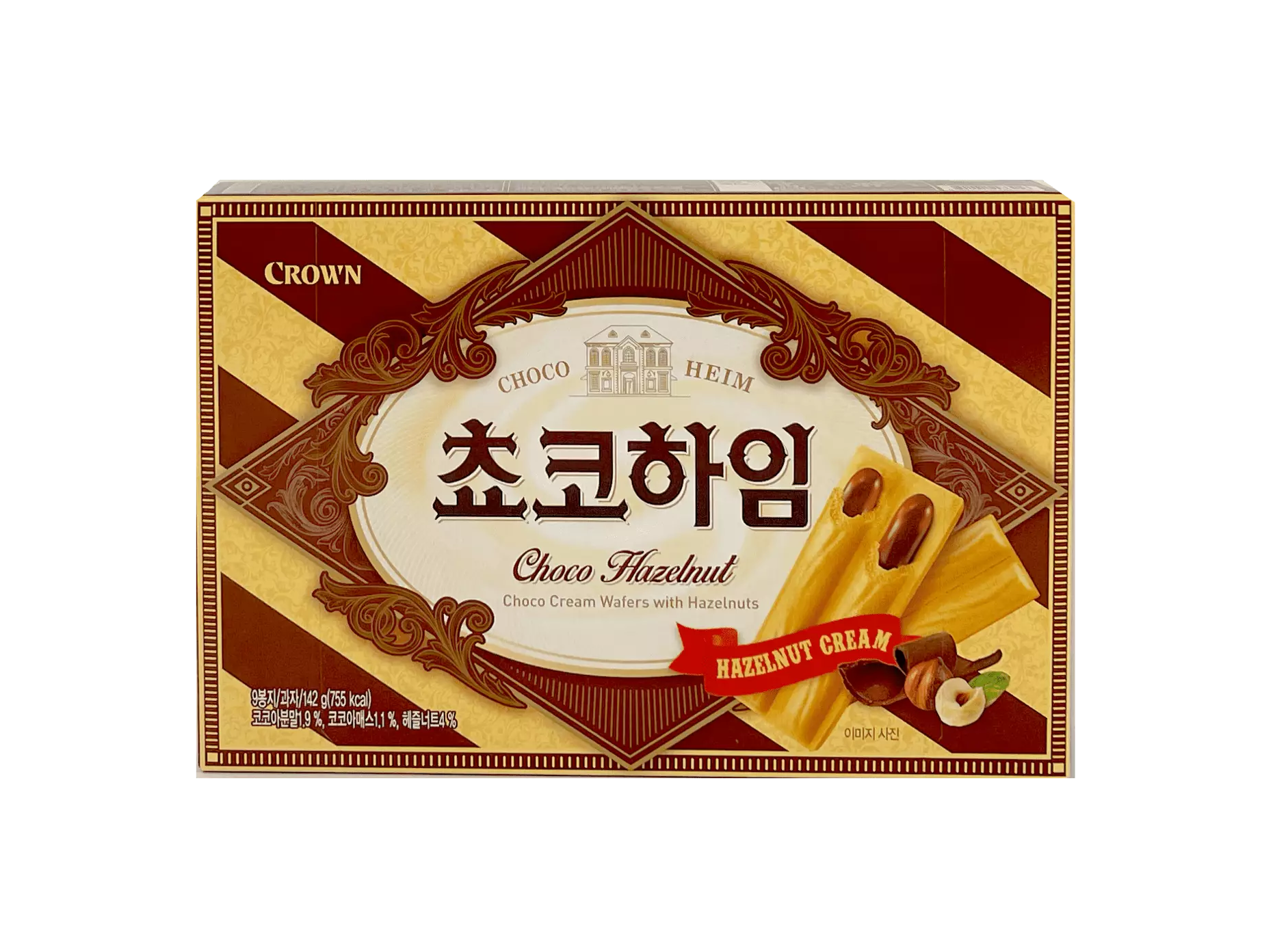 Wafer Med Choklad Smak 142g Heim Crown