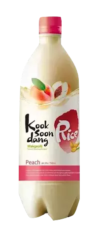 Rice Makgeolli Alc 3% Peach 750ml Kooksoondang Korea