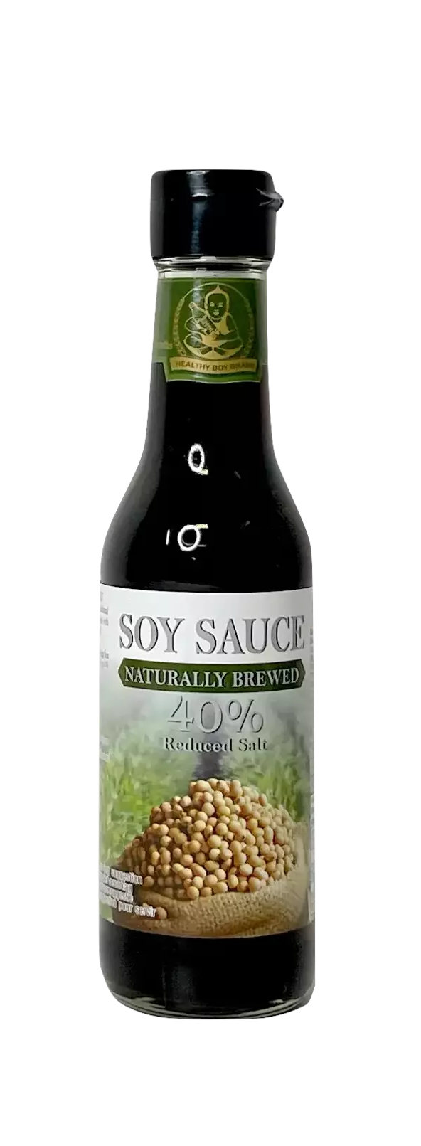 Soy Sauce Less Salt 250ml Healthy Boy Thailand
