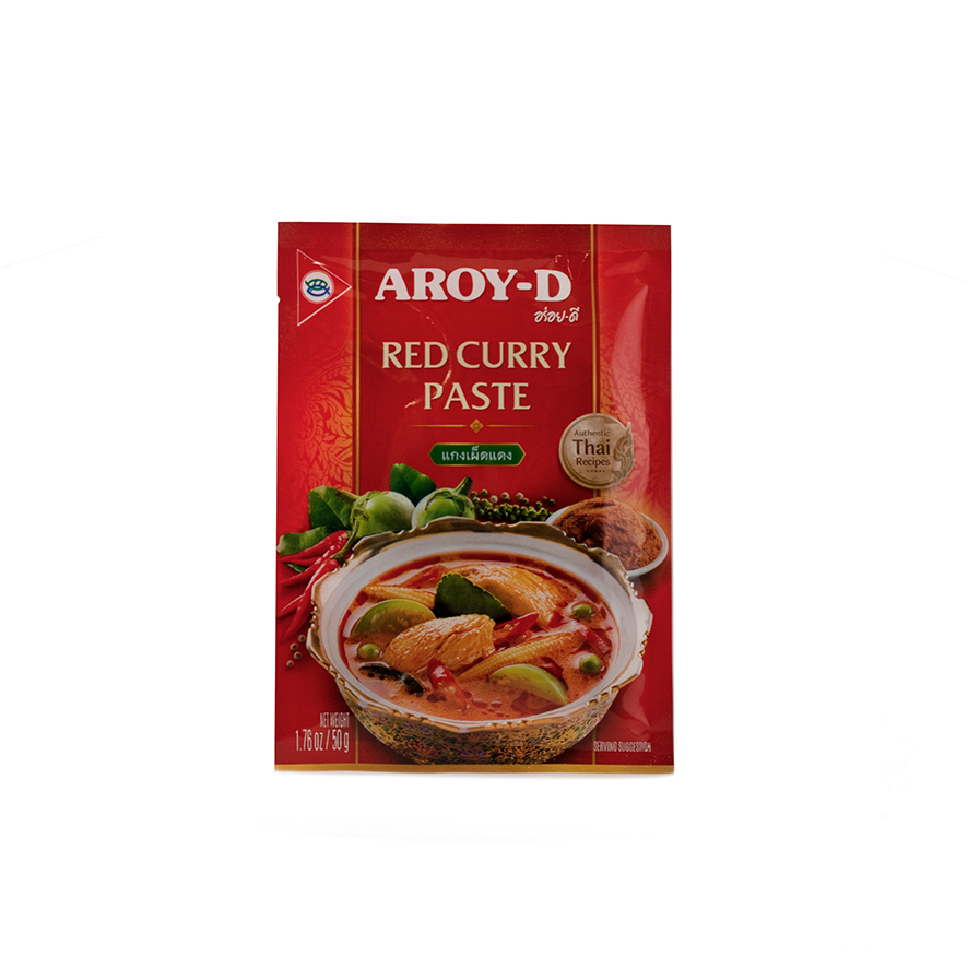 Röd Currypasta 50g Aroy-D Thailand