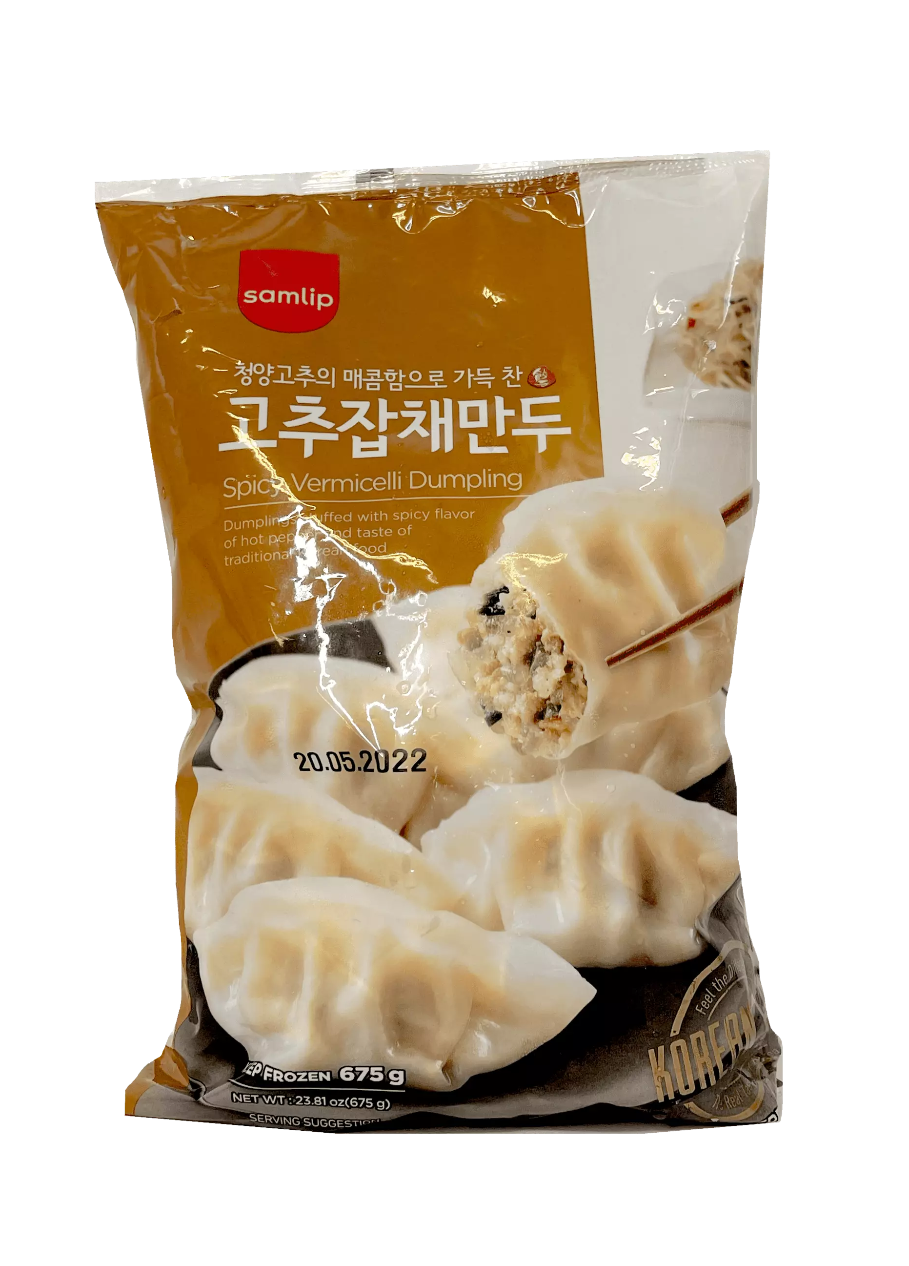 Dumpling Spicy / Glass Noodles 675g Samlip Korean