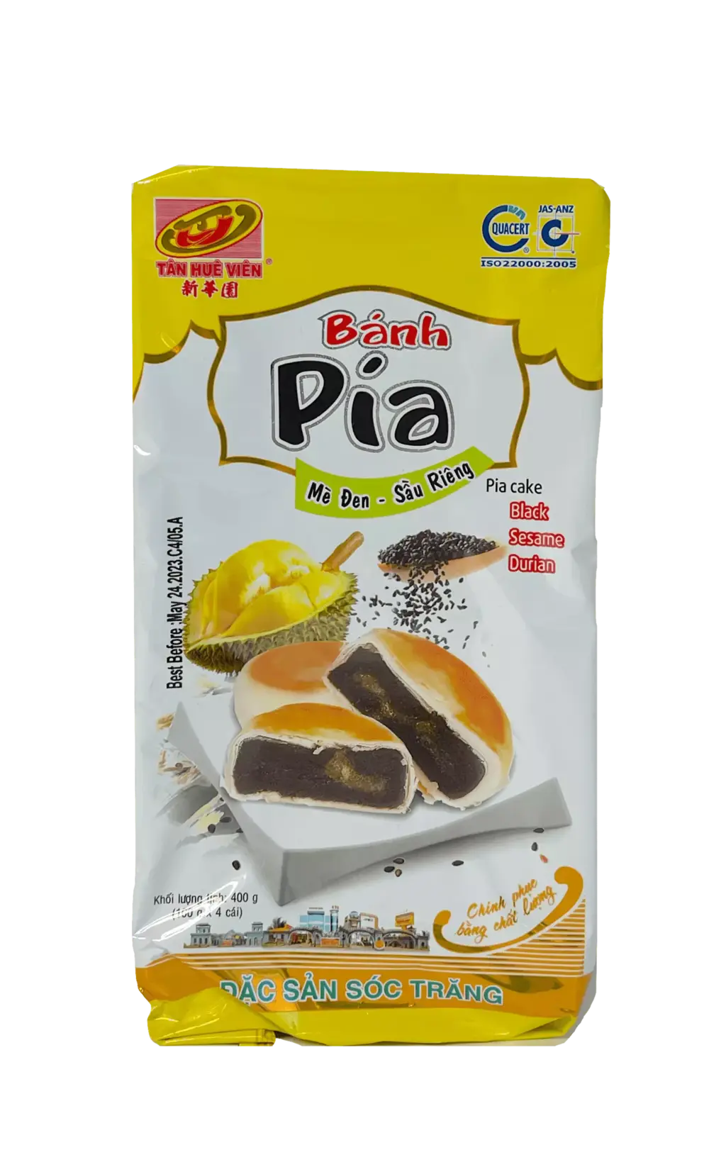 Kaka Svart Seasampasta/Durian Fryst 400g - TÁN HUÊ VIÊN Vietnam