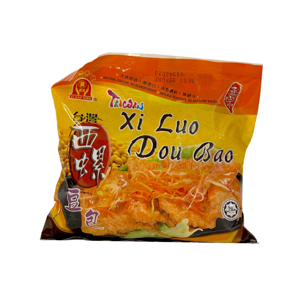 Vegan Soya Chips Frozen, Xi Luo Dou Bao 500g Yi Dah Xing Taiwan Soya Chips 500g