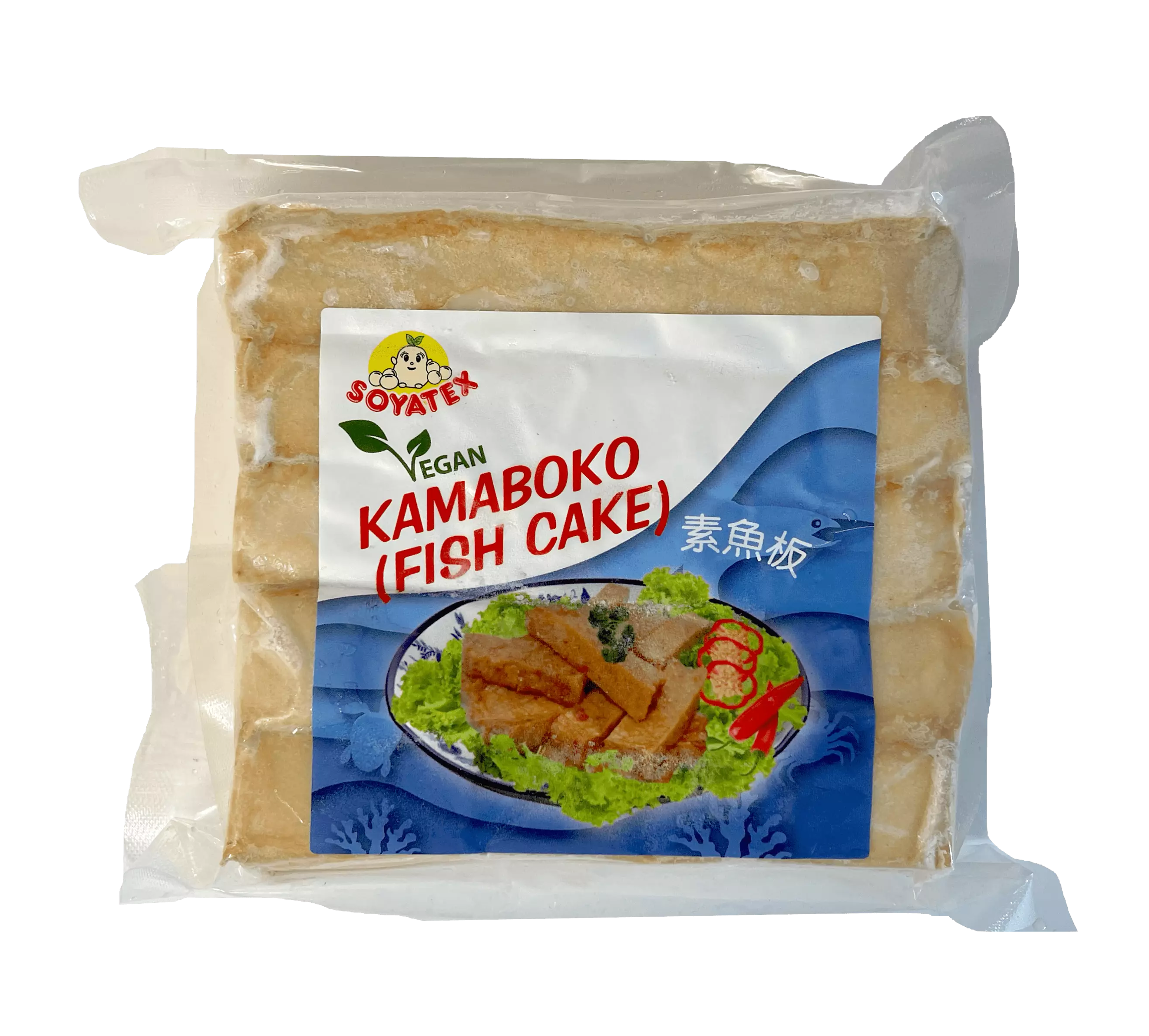 Vegan Kamaboko/Fisk Kaka Fryst 454g Soyatex Malaysia