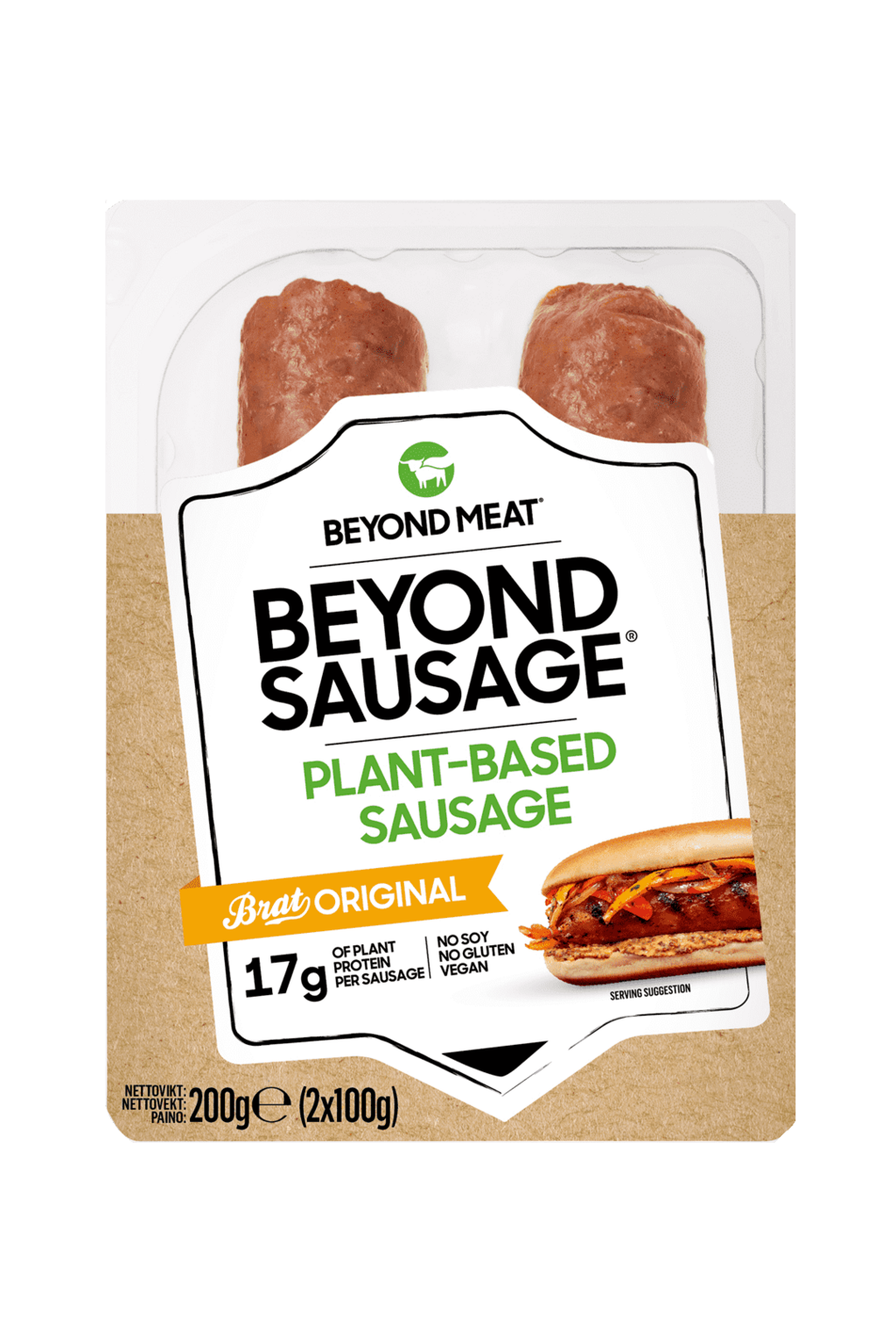 Vegan Beyond Sausage Frozen 200g Beyond Meat Netherlands