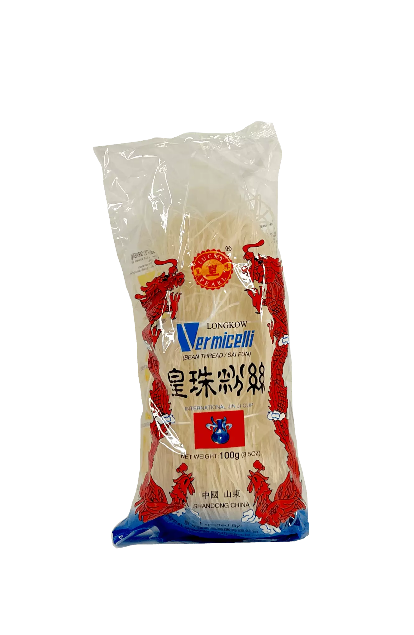 Glasnudlar Lungkou 100g Lucky Pearl Kina