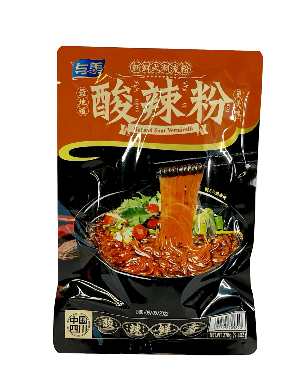 Noodles Vermicelli Hot / Sour 278g Yumei China