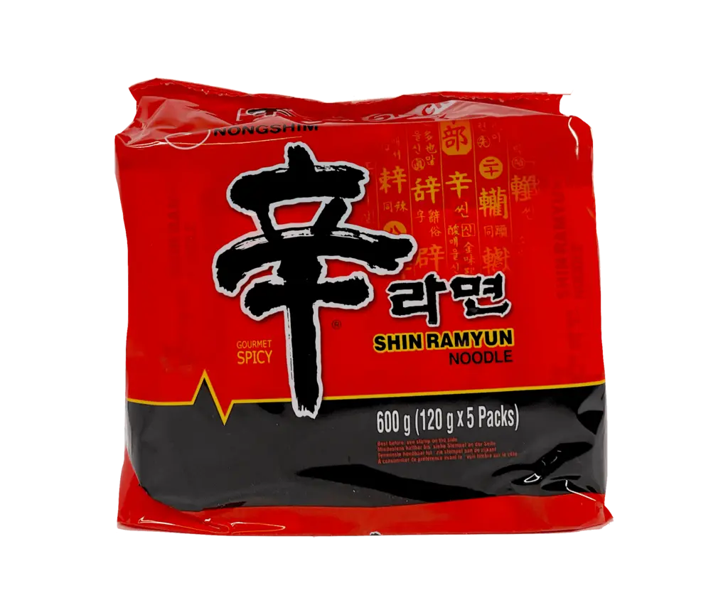 辣味辛拉面 120gx5pcs/包 农心 韩国