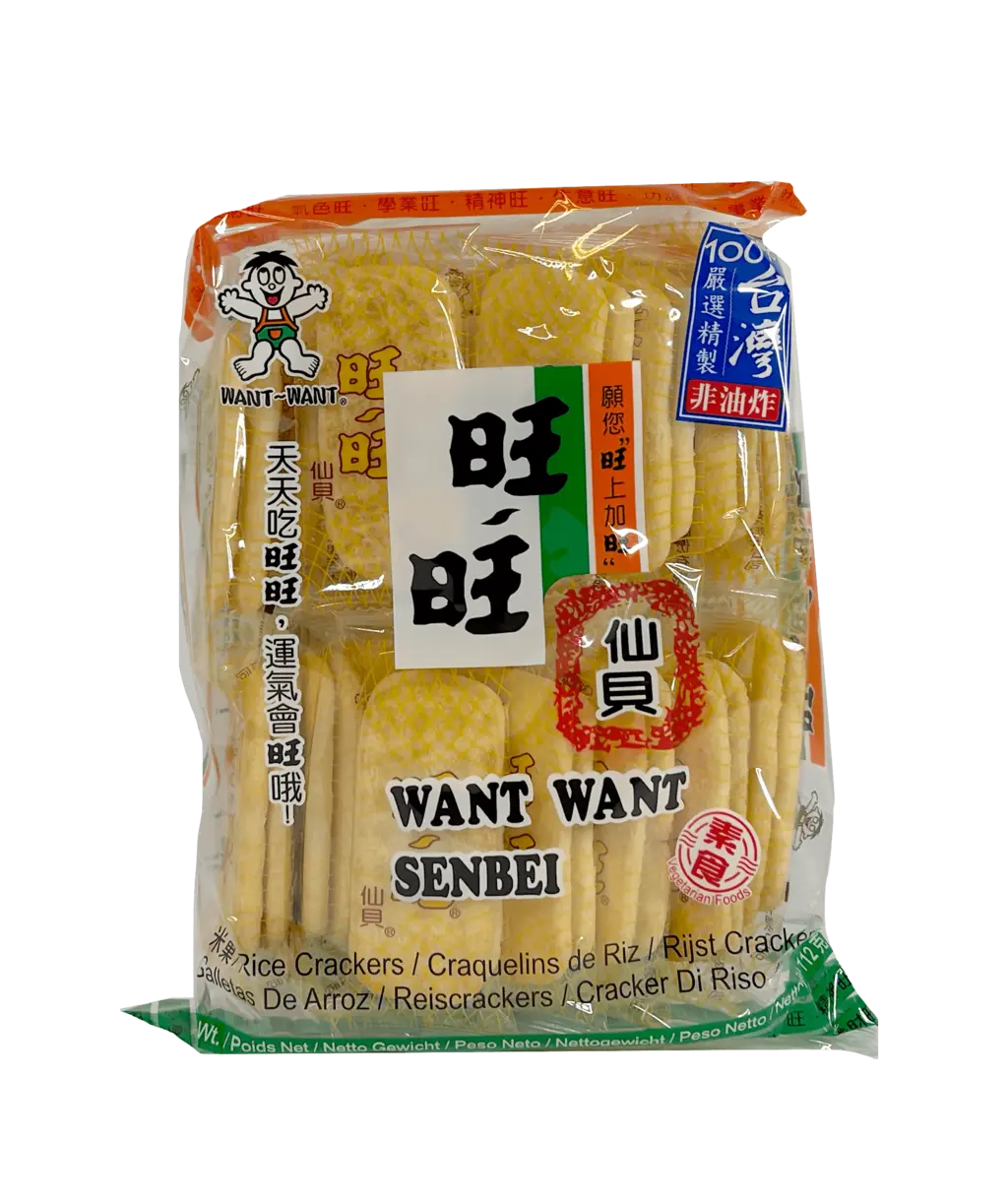 Senbei Rice Cracker 112g Want Want Taiwan