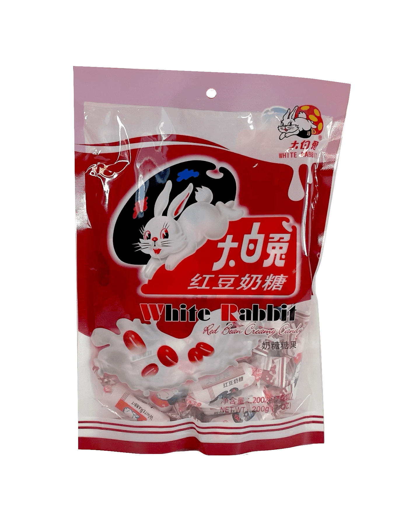 大白兔 红豆风味 牛奶糖 200g 中国