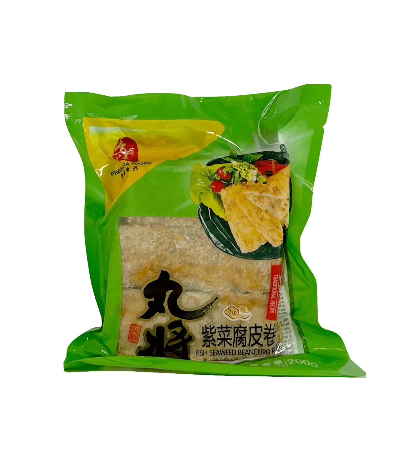 Tangfisk Beancurd Roll Fryst 200g WJ Freshasia Kina