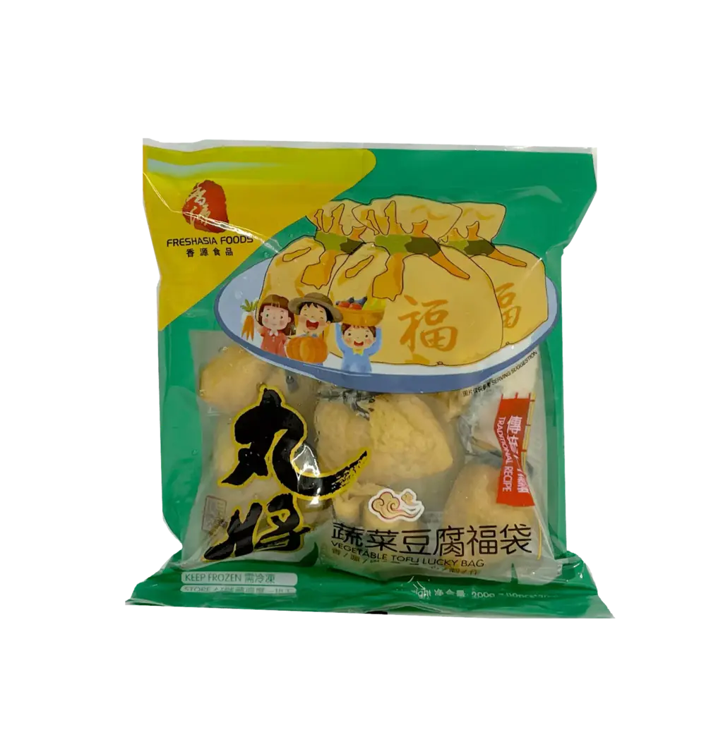 Vegetable Tofu Lucky Bag Frozen 200g WJ Freshasia China