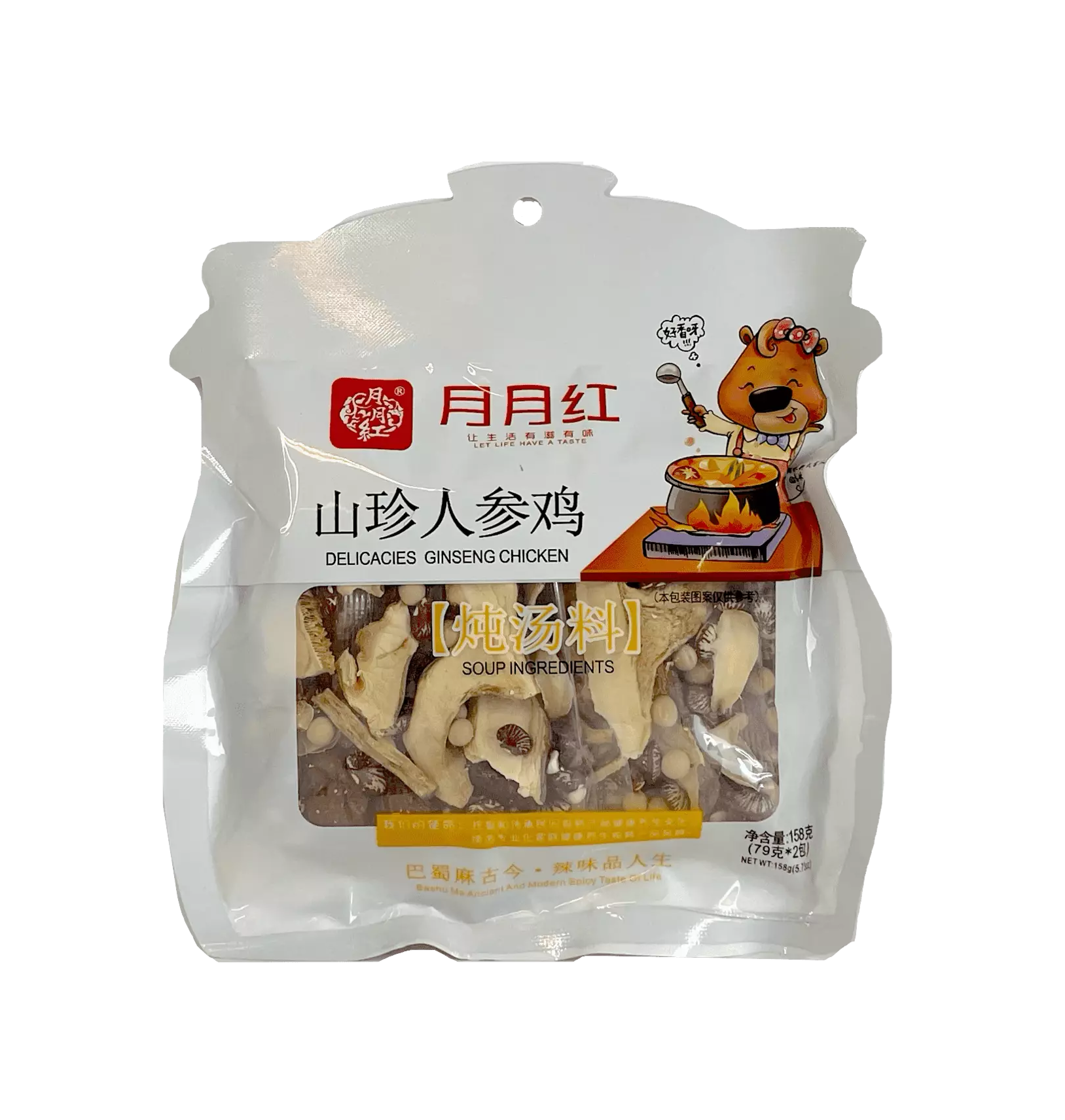 Soppkryddor för kyckling 158 g Yue Yue Hong Kina