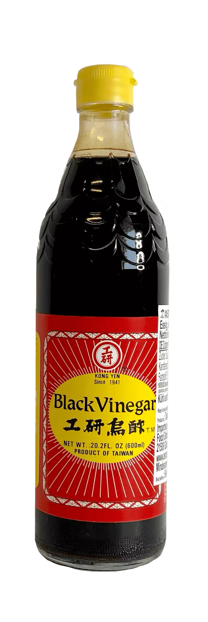 Black Vinegar 600ml Kong Yen Taiwan