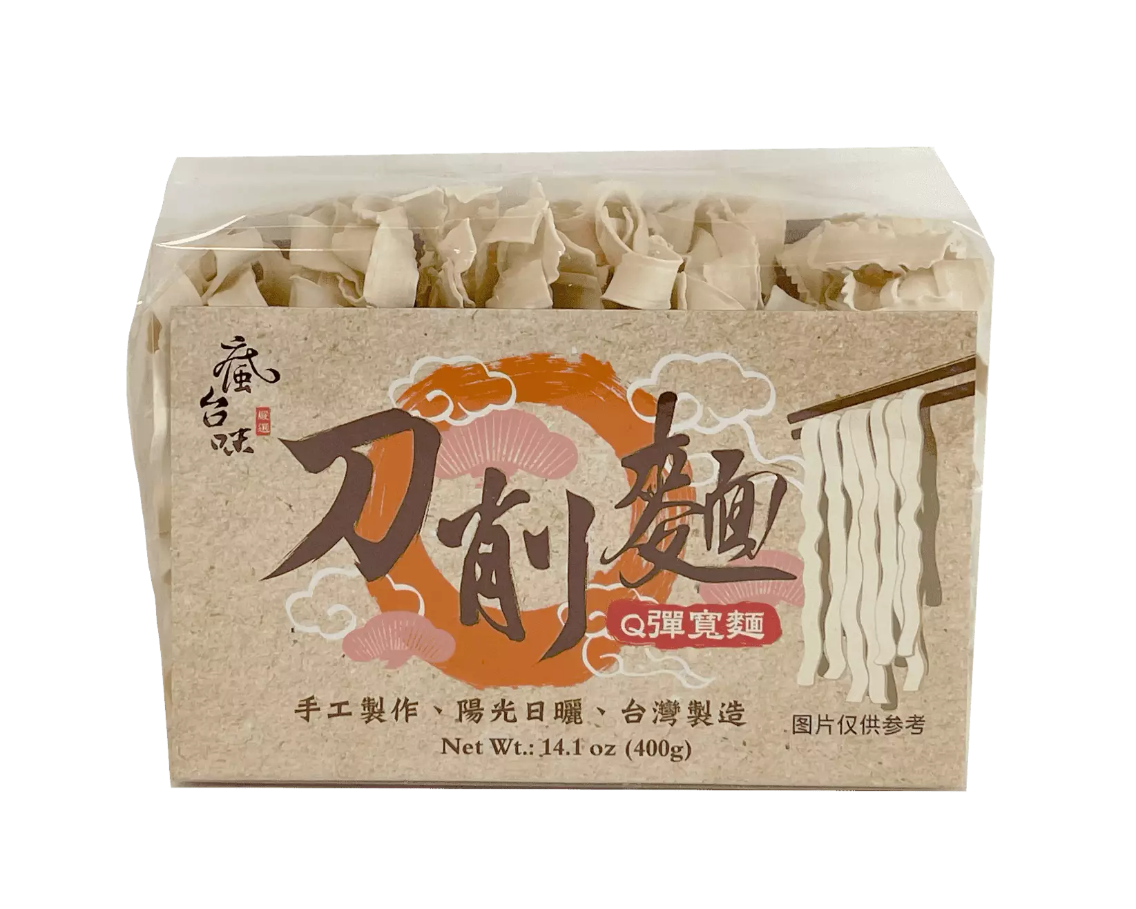 Sliced Noodle 400g QTKM Feng Tai Wei Taiwan