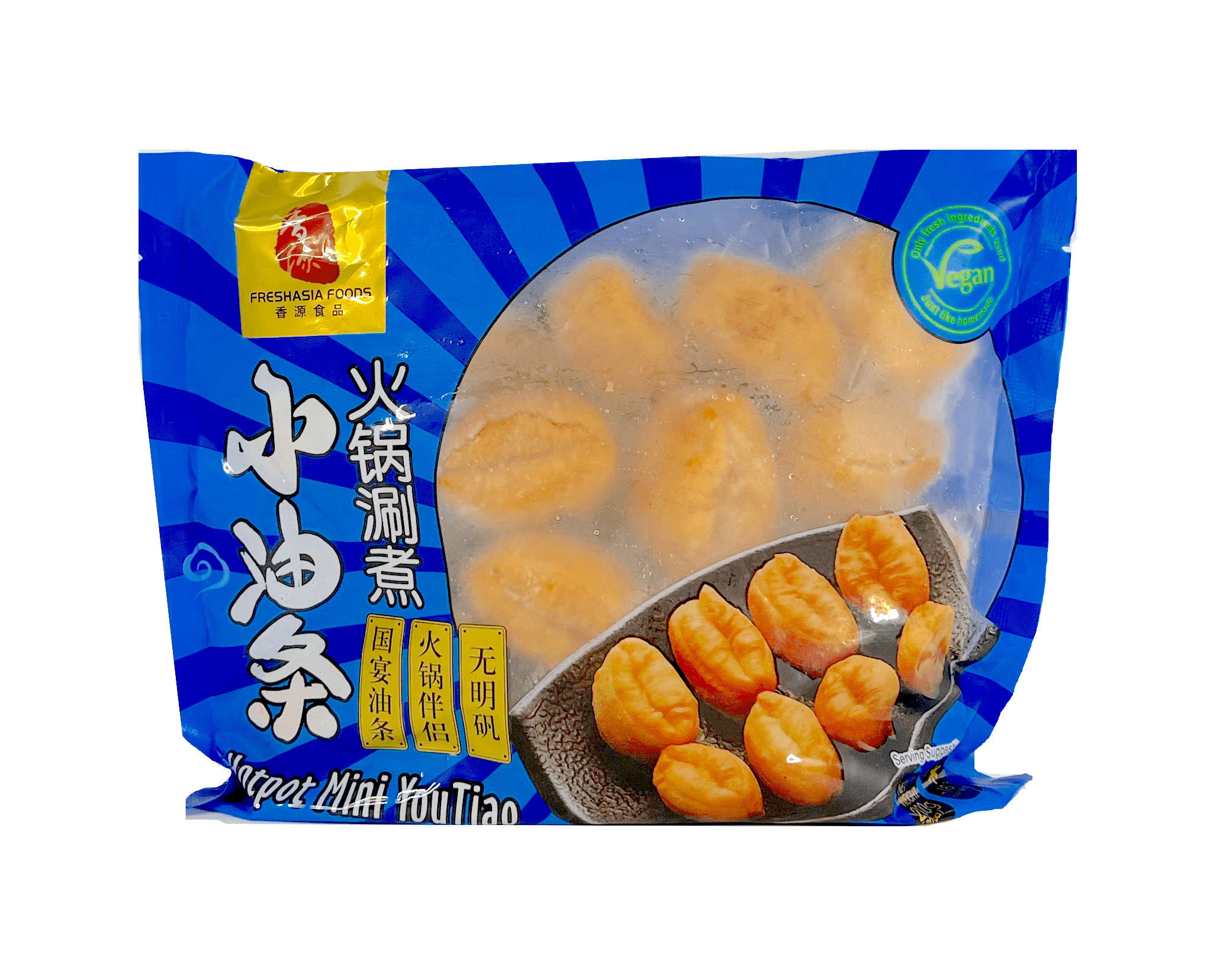 Hotpot Mini Friterade Bröd You Tiao Fryst 200 g Freshasia Kina