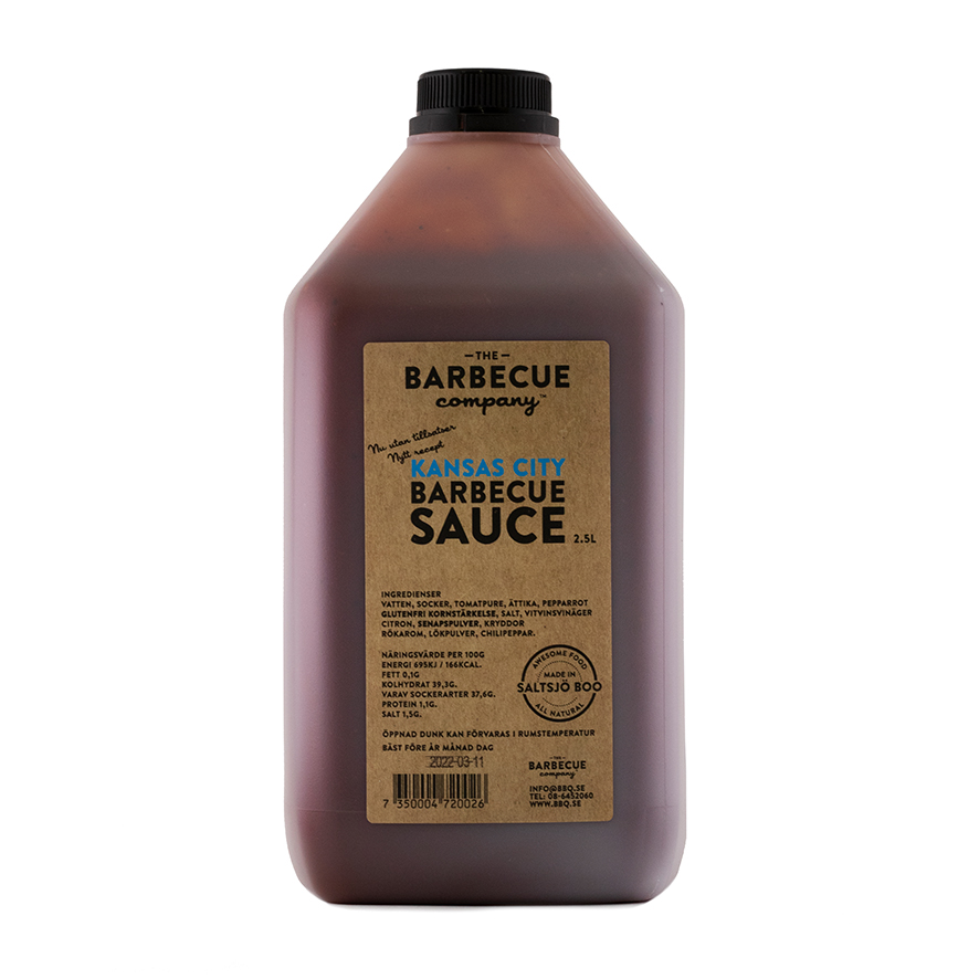 BBQ Sauce Kansas City 2.5L the BARBECUE company Sverige