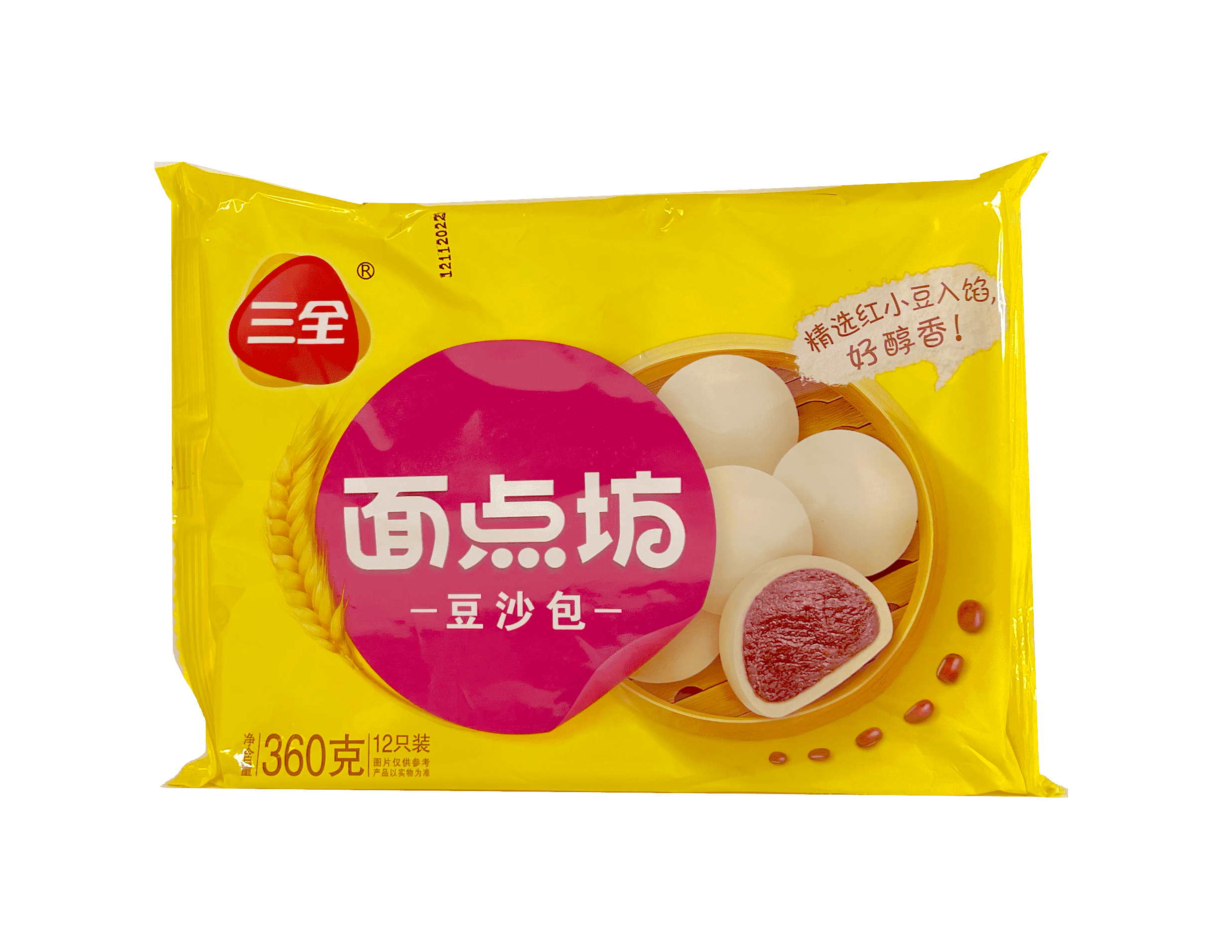 Ångade Bröd Fyllning Med Rödbönspasta 360g (12st) SQ