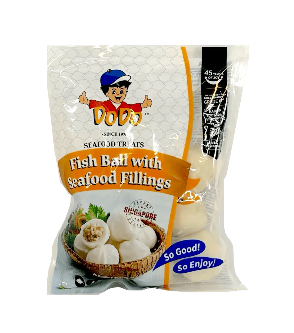 Fiskbollar Skaldjur Fyllning Fryst 200g Dodo Singapore