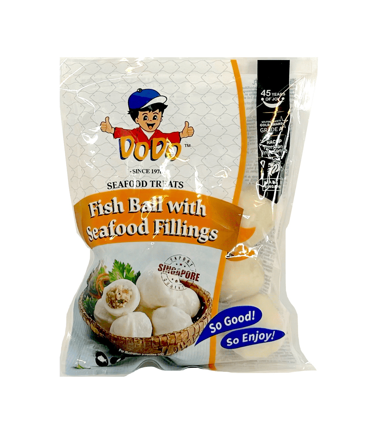 Fish Balls Seafood Stuffing Frozen 200g Dodo Singapore