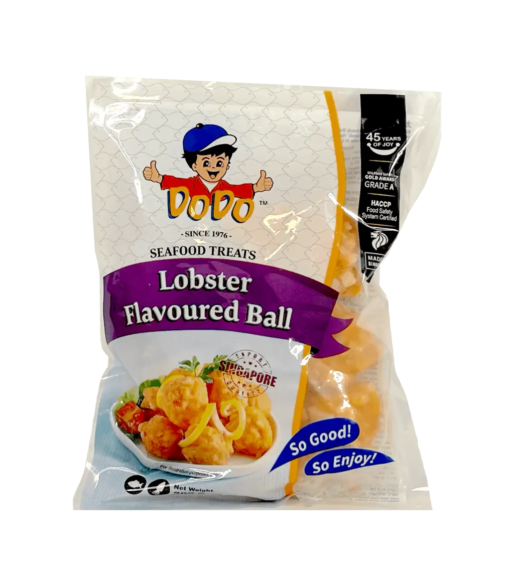 Fish Balls Lobster Flavour Frozen 200g Dodo Singapore