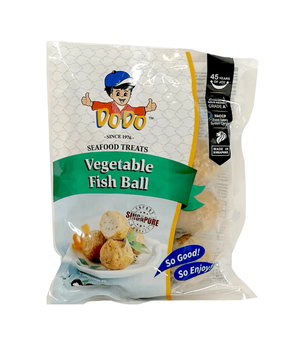 Vegetable Fish Balls Frozen 200g Dodo Singapore