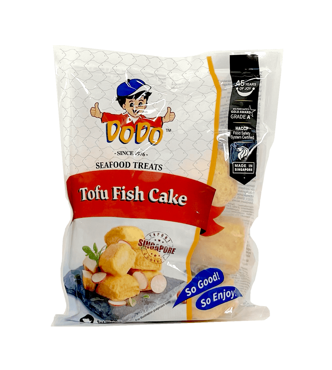 Tofu Fiskkaka Fryst 200g Dodo Singapore