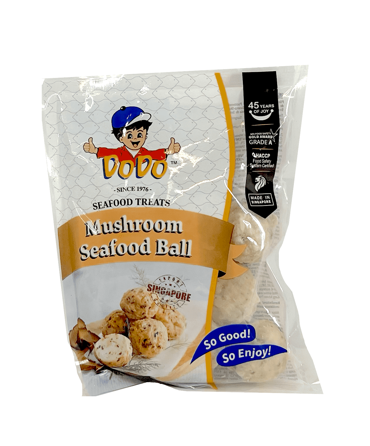 Mushroom Seafood Balls Frozen 200g Dodo Singapore