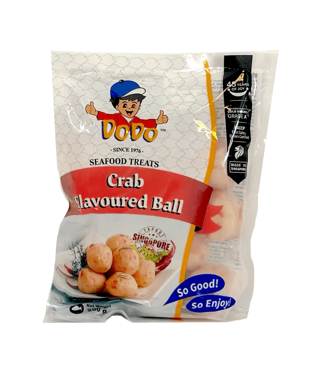 Crab Flavoured Balls Frozen 200g Dodo Singapore