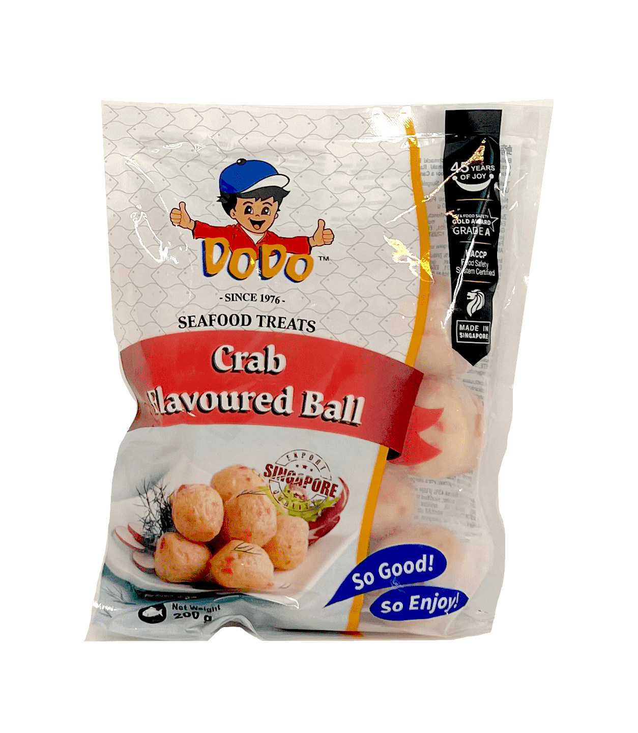 螃蟹味丸 冷冻 200g Dodo 新加坡