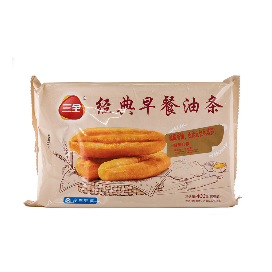 Friterad Bröd You Tiao Fryst 400g San Quan Kina