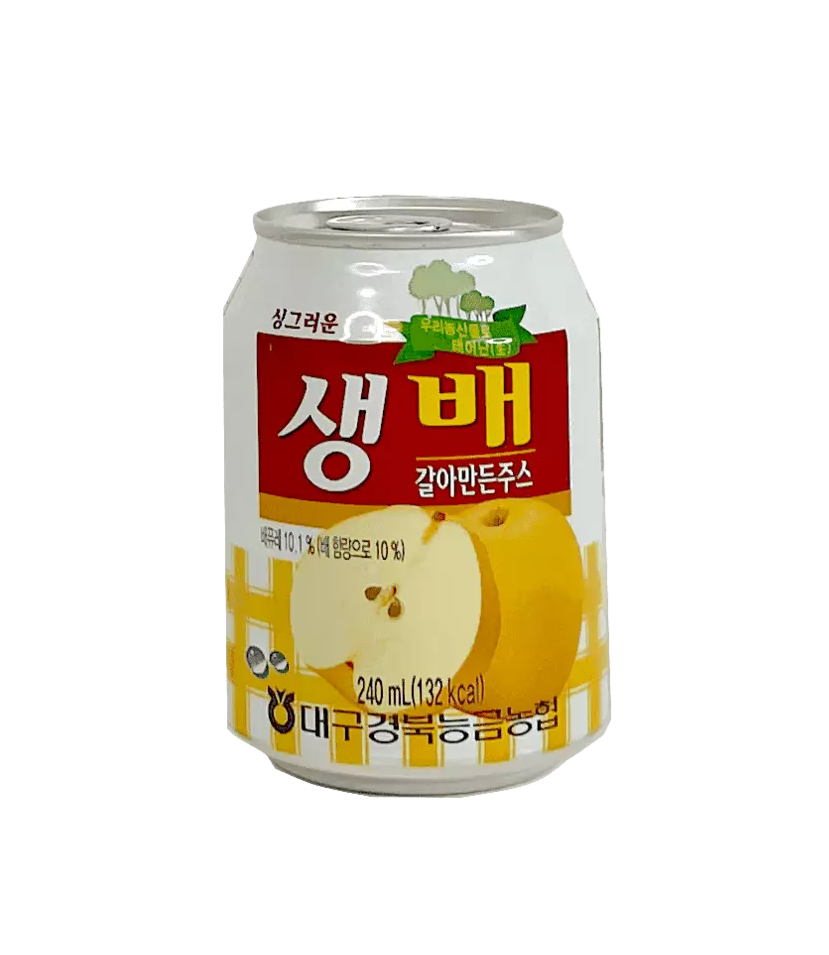 Drink Pear Added Fructose 240ml NH Korea