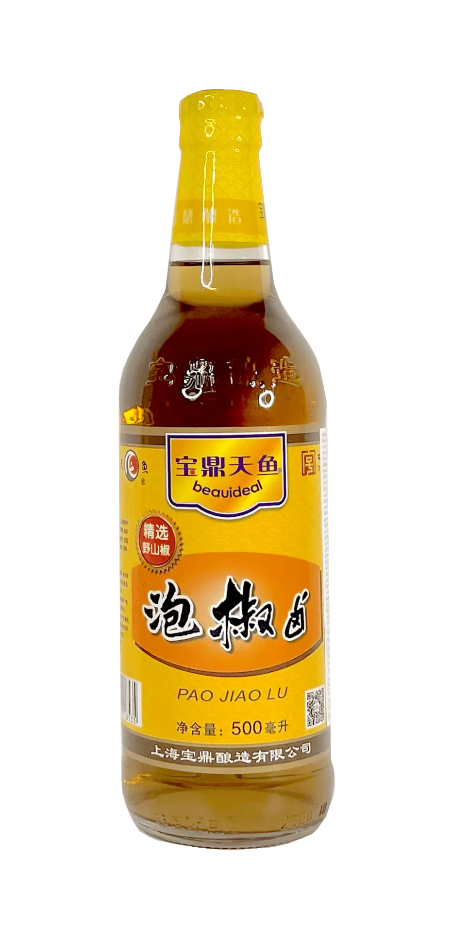 Chili Picklasås Pao Jiao Lu  500ml Beauideal Kina