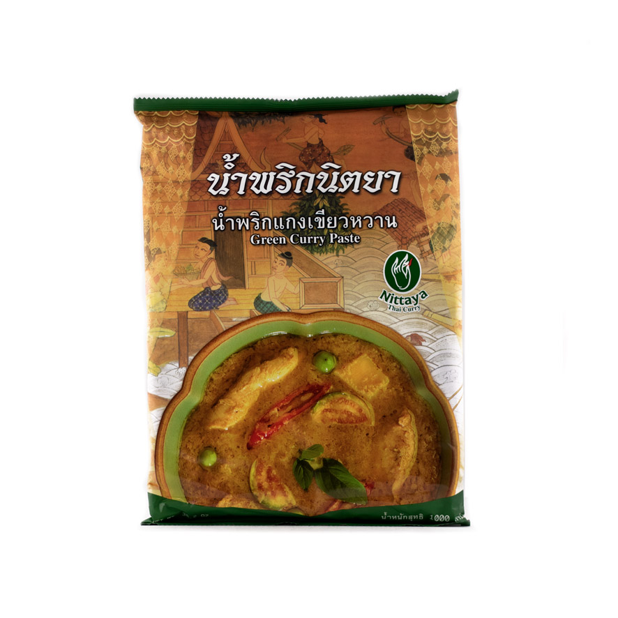 Green Currypaste 1kg Nittaya Thailand